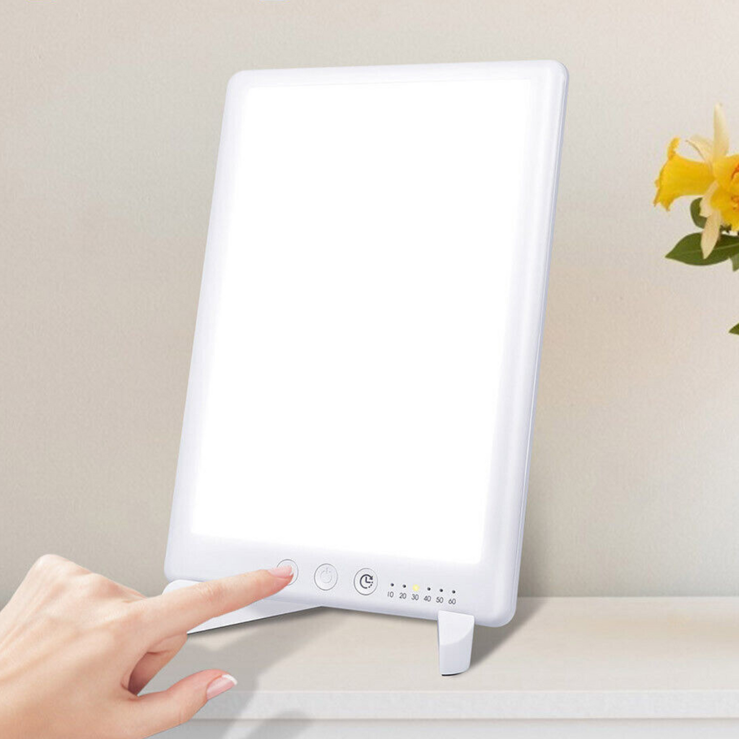 Powerful Compact Seasonal Sadness Bright Sun Therapy Lamp Light