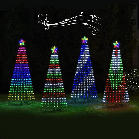 Christmas – Multicolor Led Animated Outdoor Christmas Tree Lightshow