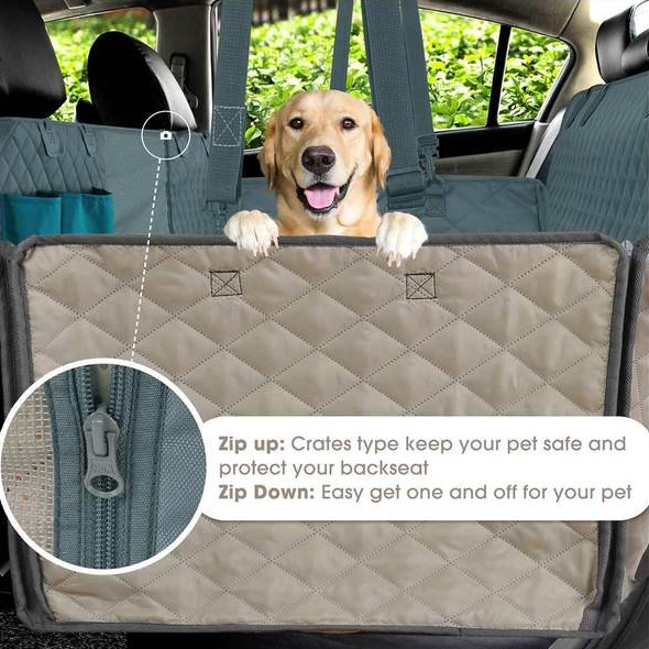 Premium Dog Car Seat Cover Waterproof Hammock Protector